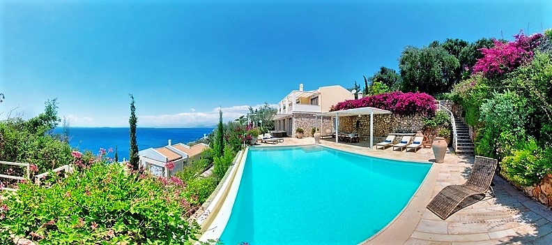Corfou - Villa de rêve avec accès privé à la mer